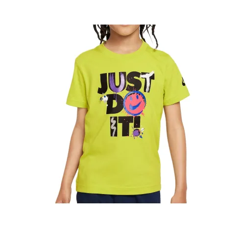 Nike T-рубашка "Express Yourself" Little Kids "Just DO IT" Яркий Кактусовый для детей 3-7 лет