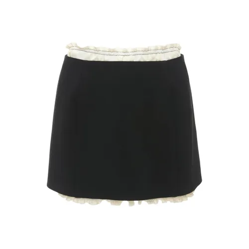VICTORIA BECKHAM Повседневные короткие юбки Женские Черный