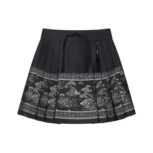 Teenie Weenie Повседневные Юбки Короткие Женские Черные