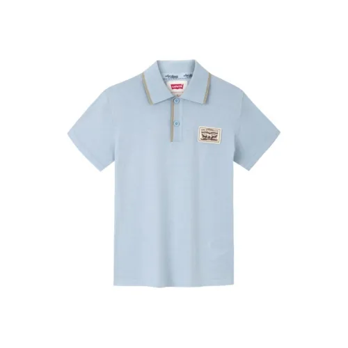 Levi's Поло Небесно-голубой Подростки