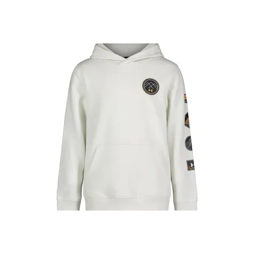 Under Armour Свитшот UA Значок Толстовка Белый Детский