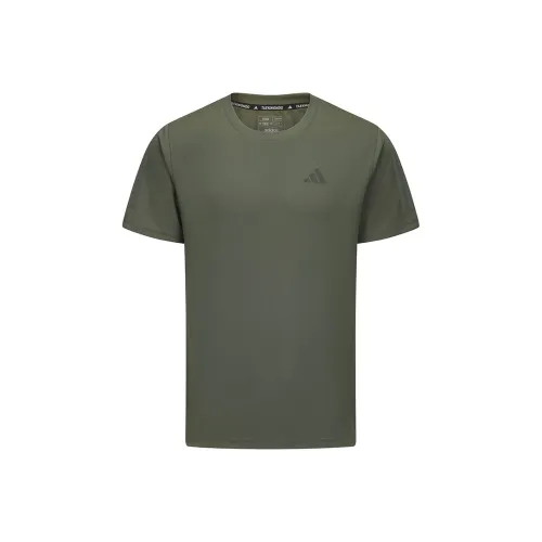 Adidas Короткий рукав T-рубашки Мужские Пыльно-зеленый