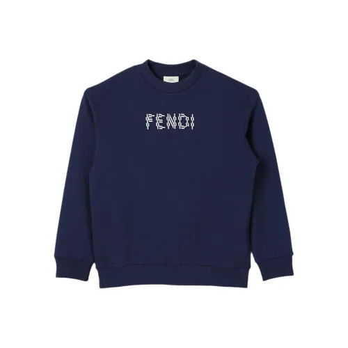 FENDI Синий Kids Свитшоты