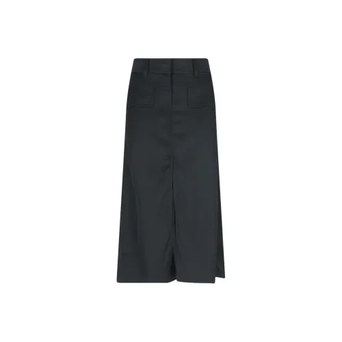DIESEL Черные Женские Повседневные Длинные Юбки