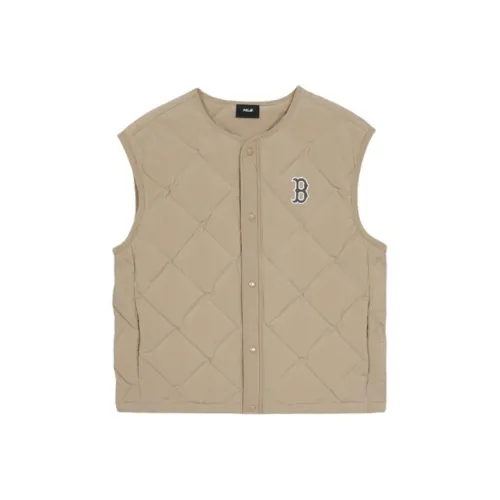 MLB KIDS Бостон Красный So Пуховый жилет Светло-бежевый Подростки