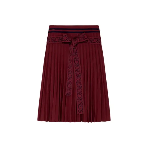 DKNY Повседневные короткие юбки Женские Темно-красный