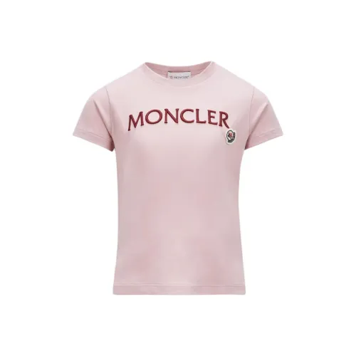 Moncler Розовые Детские Т-рубашки