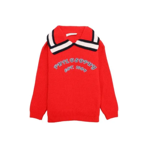 PHILOSOPHY DI LORENZO SERAFINI Красный Детские Свитеры