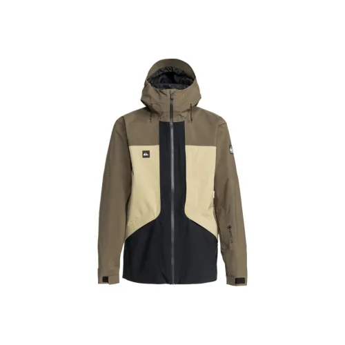 Quiksilver Коричневый Мужская Лыжная Куртка