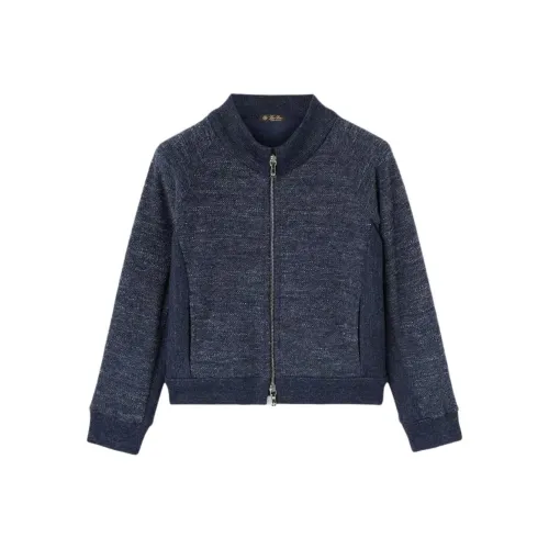 Loro Piana SS24 Куртки Пальто Детский White Mountain Керамика Синий