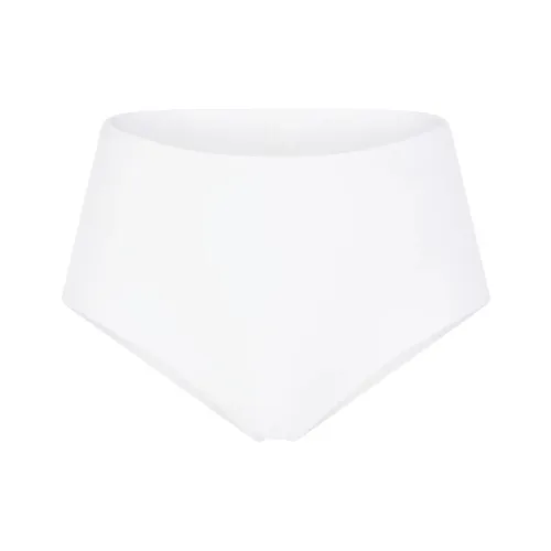 SKIMS Фирменный Плавание HIGH WAISTED Full Brief Плавки Женские Снег Снег
