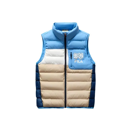 FILA KIDS Пуховик FW24 Индиго Аква Синий Подростки
