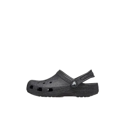 Crocs Classic Clog Slip-Resistant Abrasion-Resistant Low Top Children's Sandals Black Children's