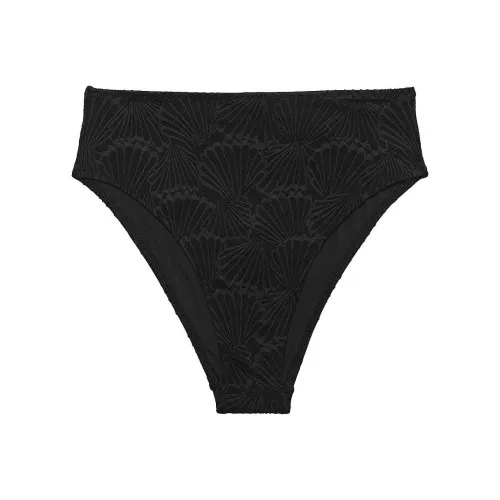 Victoria's Secret Розовый HIGH Обхват талии Cheeky Бикини Низ Плавки Женские Черный