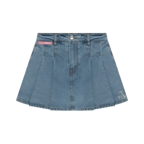 Aape Джинсовые короткие юбки Женские Blue