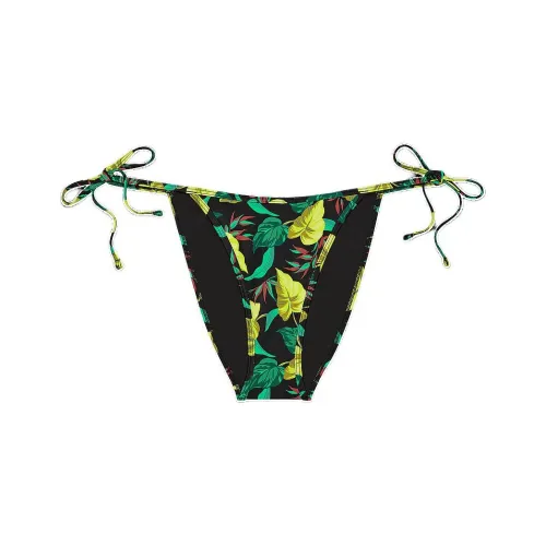 Victoria's Secret Розовый STRING Cheeky Бикини Низ VL Плавки Женские Винтаж Лист