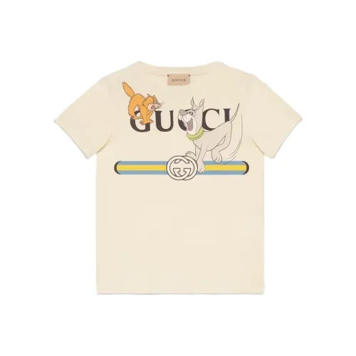 GUCCI Kids Рубашки цвета экрю