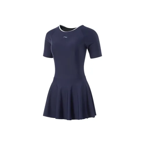 Подкладка One Piece Купальник Женская Морской Синий