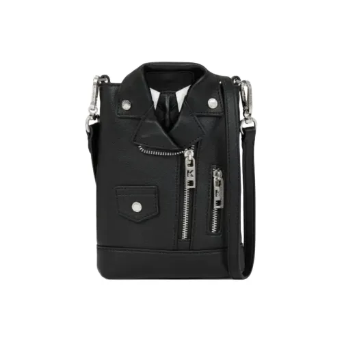 KARL LAGERFELD Кожа Сумка через плечо Сумка на плечо Мини Женская Черная