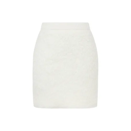 d'zzit Повседневные короткие юбки Женские Ecru
