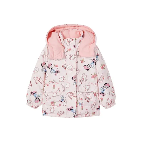 Disney пуховик розовый для детей 3-7 лет