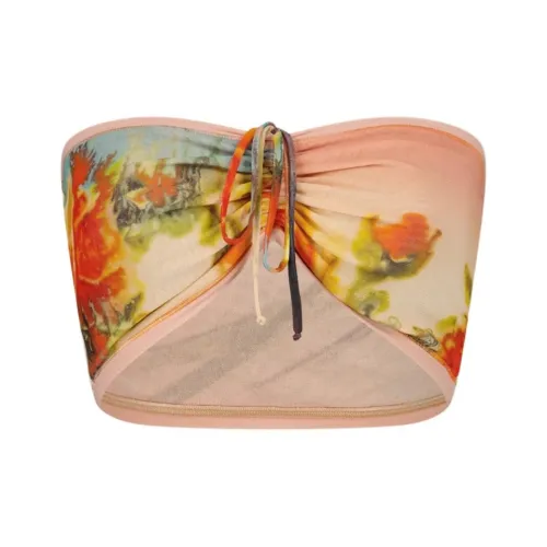 Jean Paul Gaultier Без бретелек Топ Женский Желтый