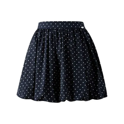 E.land Повседневные короткие юбки женские темно-синий 59Navy