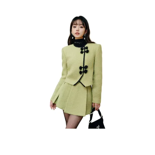 GUO JINGYI Повседневные короткие юбки Женские Фруктовый зеленый