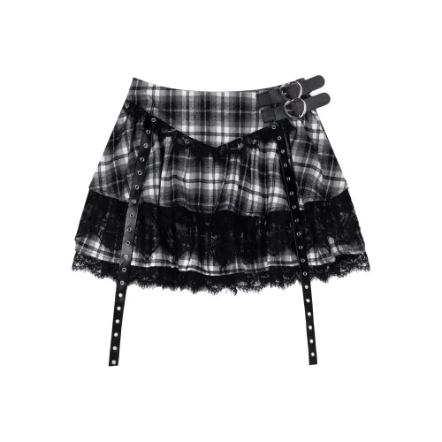 CUWU Повседневные короткие юбки Женские Черный