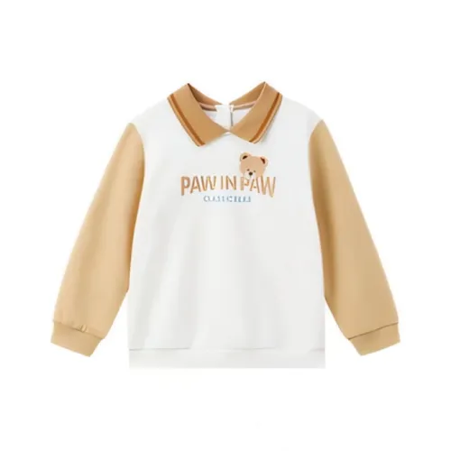 PAW IN PAW Свитшот Айвори для малышей