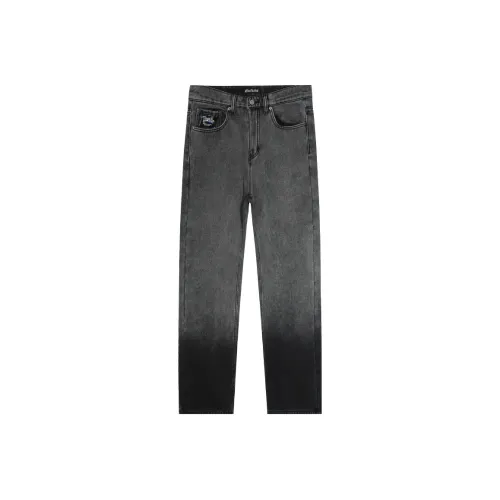 GURBAKS Градиентный серый Мужские Джинсы