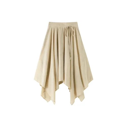 PEACEBIRD Повседневный Длинный Юбка Женские
