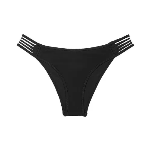 Victoria's Secret Розовый Archives Плавание Strappy Hipster Бразильский Бикини Низ B Плавки Женские Черный