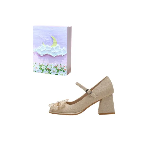 ROBINHOOD Фиолетовая луна Галактический Коробка Туфли Мэри Джейн Женские Шампанское