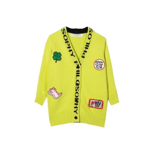 PHILOSOPHY DI LORENZO SERAFINI Зеленый Детские Свитеры