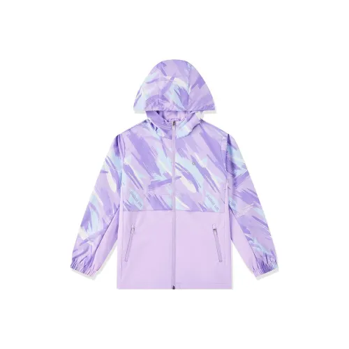 QIAODAN Куртки Пальто Фиолетовый IN THE SKY Подростки