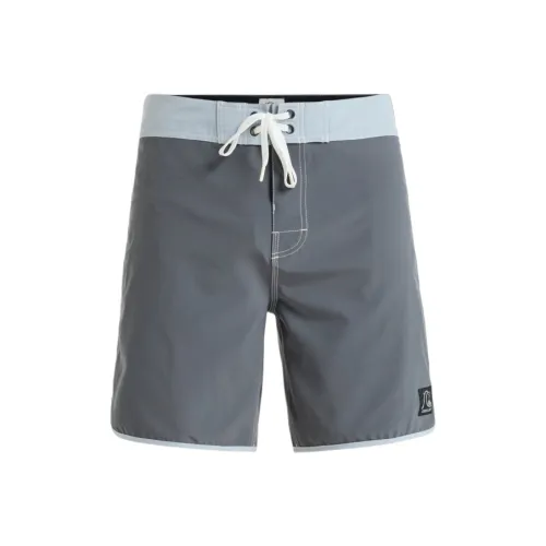 Quiksilver Серые Мужские Пляжные Шорты
