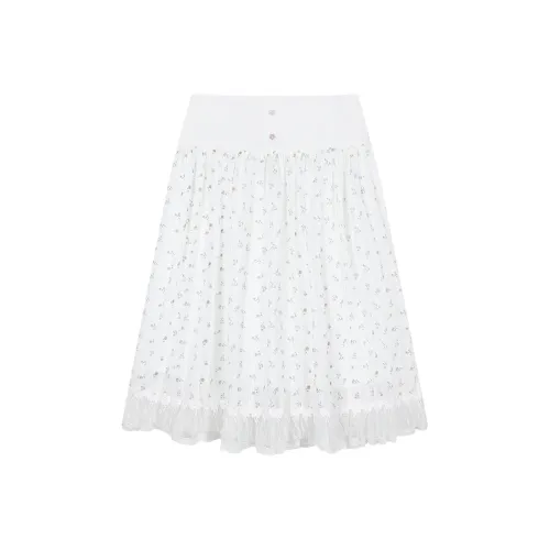 AooRaa Повседневный Длинный Юбка Женские Цветочный