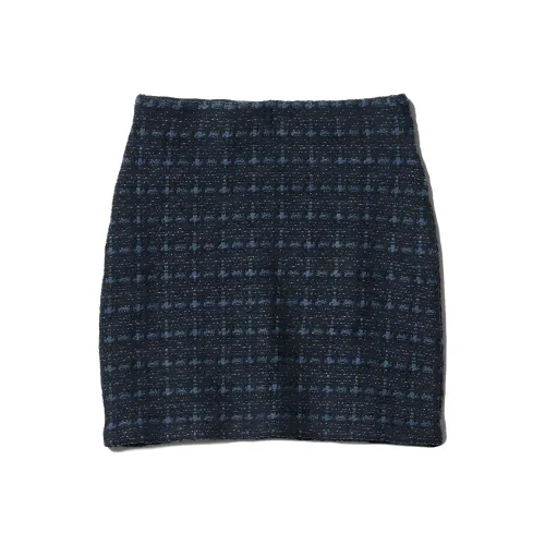 UNIQLO Повседневные короткие юбки Женские Темно-синий