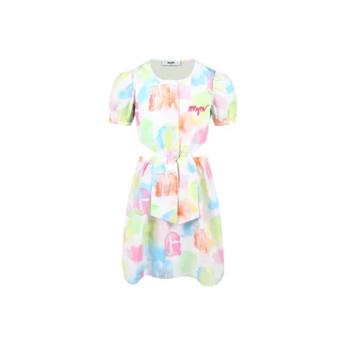 MSGM Многоцветные Платья для Детей