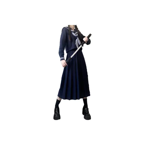 SHENBEI JK UNIFORM Женские Синий