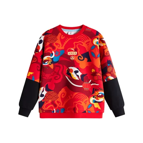 Antakids Толстовка Красный Полный принт Дети 3-7 лет