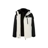 Чёрный/Тёплый белый - Флис 3 в 1 Ветровка