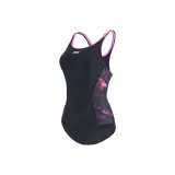 Чёрный с фиолетовым цветочным.