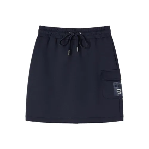 Karl Lagerfeld Повседневные короткие юбки Женские Королевский синий