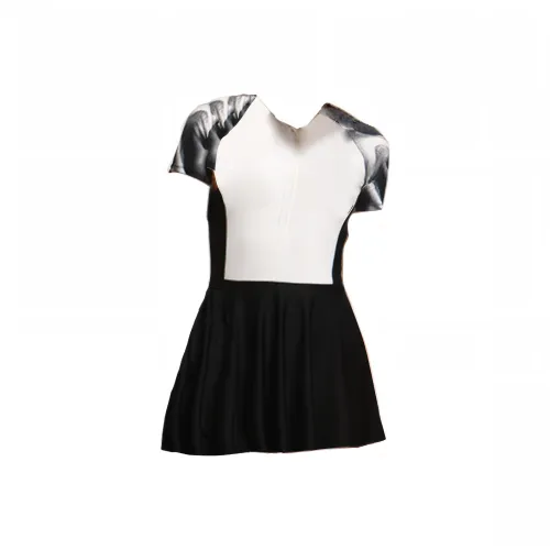 Mizuno N2CA1304 Черно-белая панда Женские Ван-Пис Купальники