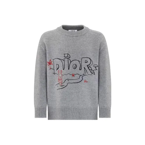 DIOR Серый Kids Свитеры