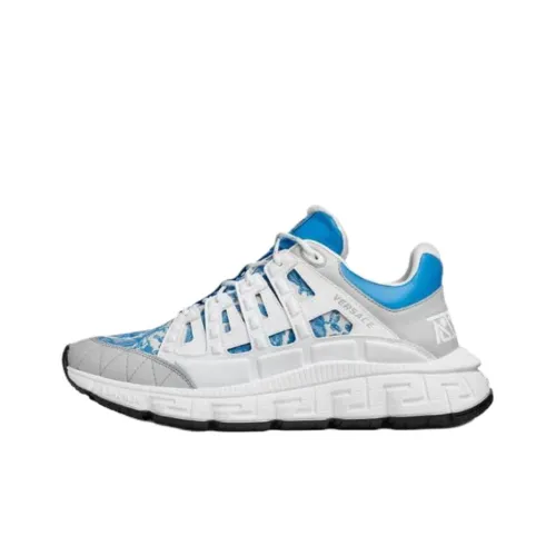 VERSACE Trigreca Низкий Топ Повседневная Обувь Мужская Синяя