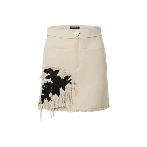 YIRANTIAN Джинсовые короткие юбки для женщин