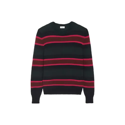 SAINT LAURENT SS23 Свитер Мужской Темно-Серый